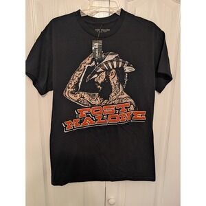 New Post Malone Black Shirt  2024 Cowboy Concert Shirt Size Medium Hot Topic